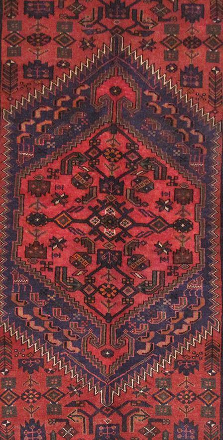 Luxurious 4x7 Authentic Hand-knotted Persian Hamadan Rug - Iran - bestrugplace