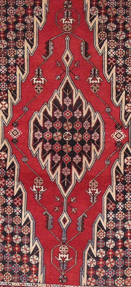 Luxurious 4x7 Authentic Hand-knotted Persian Hamadan Rug - Iran - bestrugplace