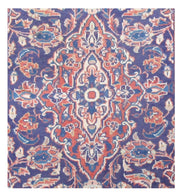 2' x 5' Orange Persian Kashan Rug