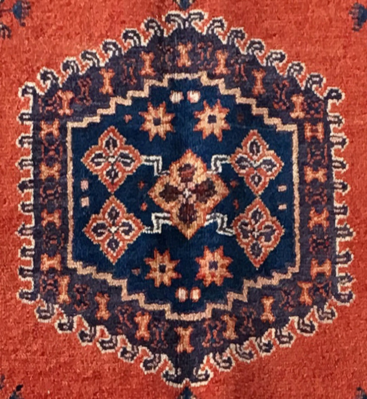 6' x 8' Orange Persian Vis Rug