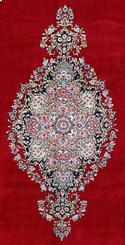 10x13 Authentic Hand Knotted Persian Kerman Rug - Iran - bestrugplace