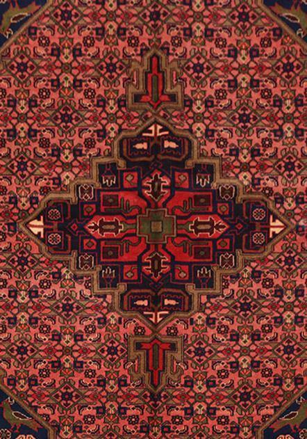 Luxurious 5x8 Authentic Hand-knotted Persian Hamadan Rug - Iran - bestrugplace