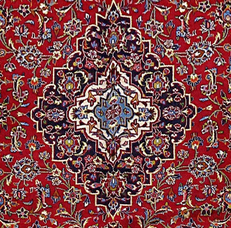 8x12 Authentic Hand Knotted Persian Kashan Rug - Iran - bestrugplace