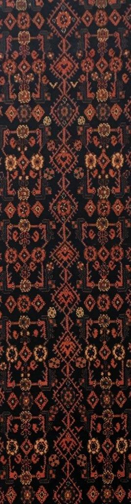 4x13 Authentic Hand-knotted Persian Hamadan Rug - Iran - bestrugplace