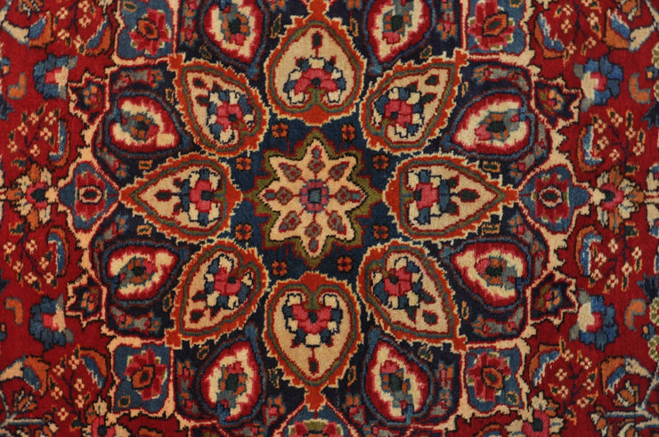 10' x 13' Red Semi Antique Persian Shheik Safi Rug