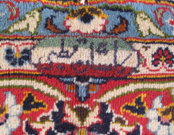 9x13 Authentic Hand-knotted Persian Signed Kashan Rug - Iran - bestrugplace