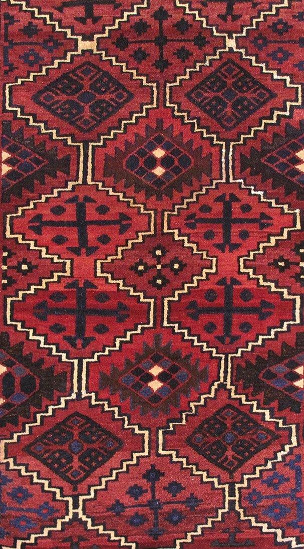 Luxurious 5x7 Authentic Hand-knotted Persian Hamadan Rug - Iran - bestrugplace