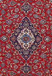 7x10 Authentic Hand Knotted Persian Kashan Rug - Iran - bestrugplace