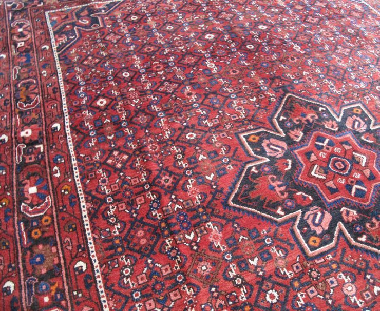 7x10 Authentic Hand-knotted Persian Hamadan Rug - Iran - bestrugplace