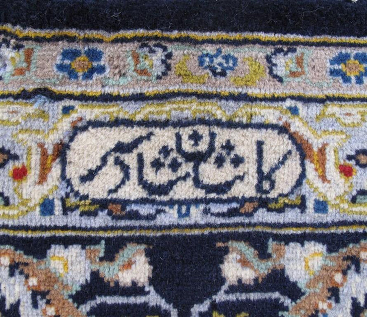 10x13 Authentic Hand-knotted Persian Signed Kashan Rug - Iran - bestrugplace