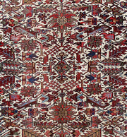 8x11 Authentic Hand Knotted Persian Heriz Rug - Iran - bestrugplace