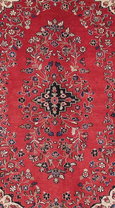 Luxurious 4x7 Authentic Hand-knotted Persian Hamadan Rug - Iran - bestrugplace