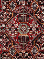 4x7 Authentic Hand Knotted Persian Hamadan Rug - Iran - bestrugplace