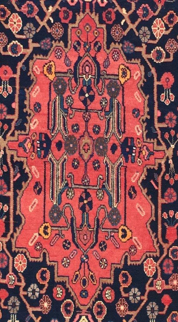 5x8 Authentic Hand-knotted Persian Hamadan Rug - Iran - bestrugplace