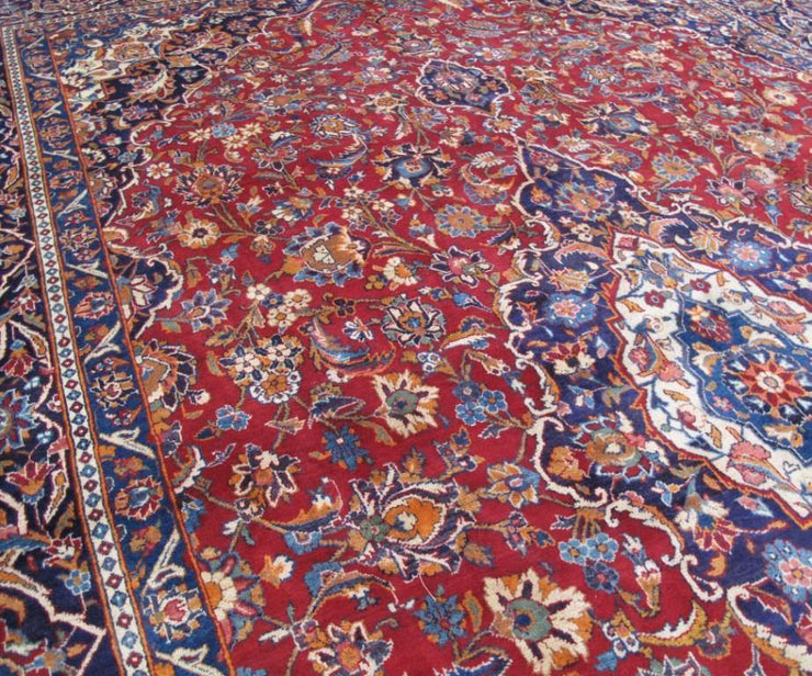 10x16 Authentic Hand-knotted Persian Kashan Rug - Iran - bestrugplace