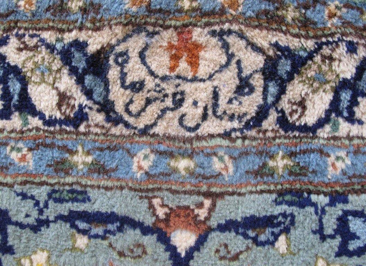 10x13 Authentic Hand-knotted Persian Signed Kashan Rug - Iran - bestrugplace