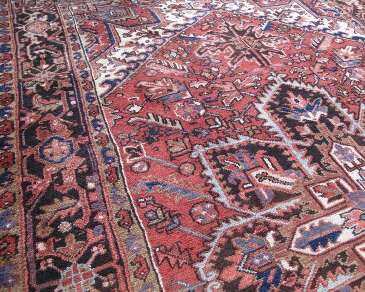 8x11 Authentic Hand-knotted Persian Heriz Rug - Iran - bestrugplace