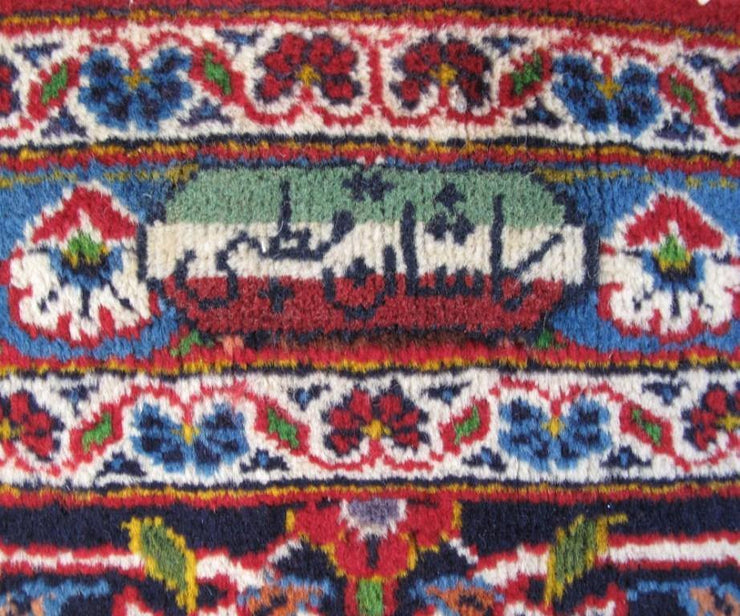 10x13 Authentic Hand-knotted Persian Signed Kashan Rug - Iran - bestrugplace