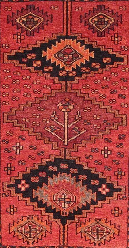 Luxurious 4x6 Authentic Hand-knotted Persian Hamadan Rug - Iran - bestrugplace