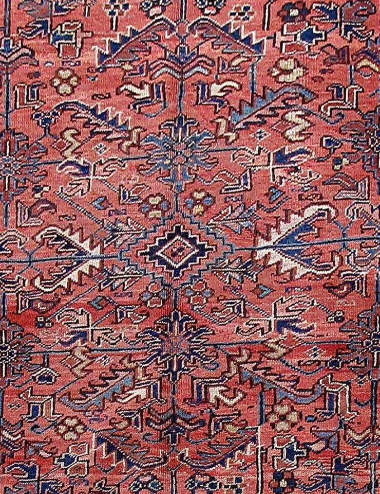 8x11 Authentic Hand Knotted Persian Heriz Rug - Iran - bestrugplace