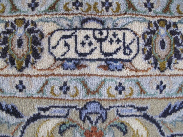 10x15 Authentic Hand-knotted Persian Signed Kashan Rug - Iran - bestrugplace