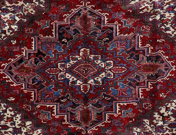 8x9 Authentic Hand Knotted Persian Heriz Rug - Iran - bestrugplace