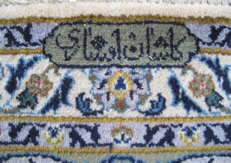 10x14 Authentic Hand-knotted Persian Signed Kashan Rug - Iran - bestrugplace