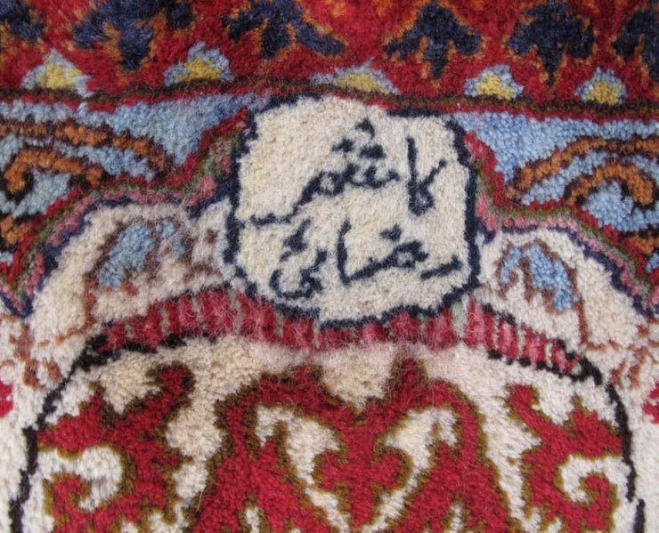 10x13 Authentic Hand-knotted Persian Signed Kashmar Rug - Iran - bestrugplace