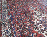 5x14 Authentic Hand-knotted Persian Hamadan Rug - Iran - bestrugplace