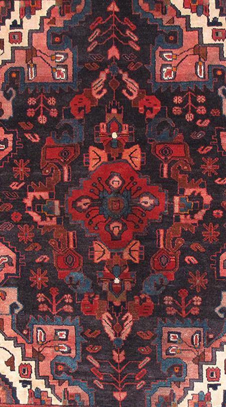 Luxurious 4x7 Authentic Hand-knotted Persian Hamadan Rug - Iran - bestrugplace