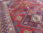 7x10 Authentic Hand-knotted Persian Hamadan Rug - Iran - bestrugplace