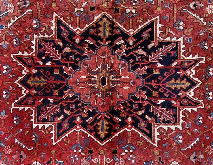 9x12 Authentic Hand Knotted Persian Heriz Rug - Iran - bestrugplace