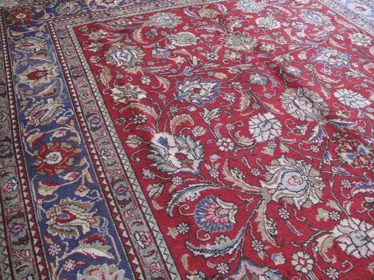 8x11 Authentic Hand-knotted Persian Tabriz Rug - Iran - bestrugplace