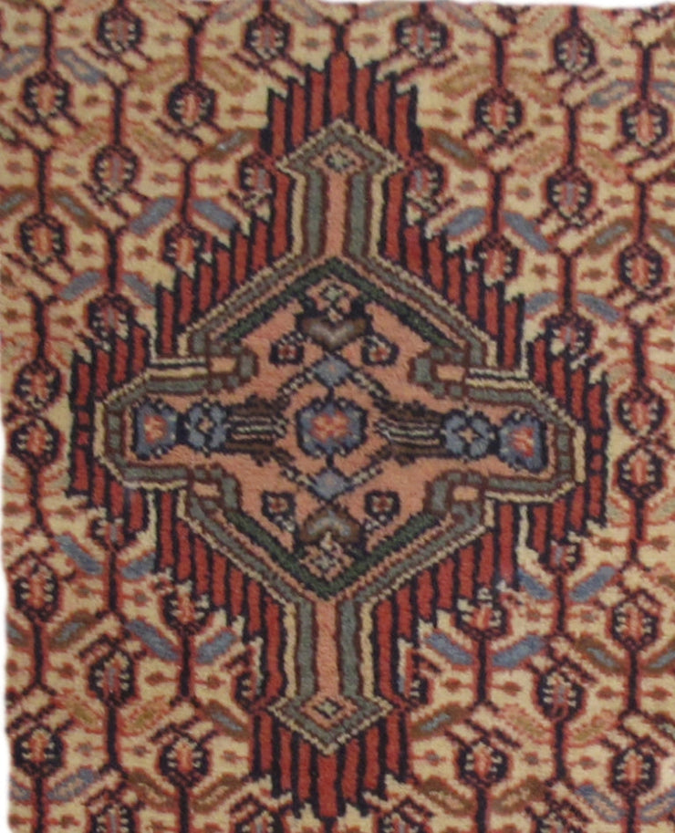 2' x 3' Beige Color Persian Hamadan Rug