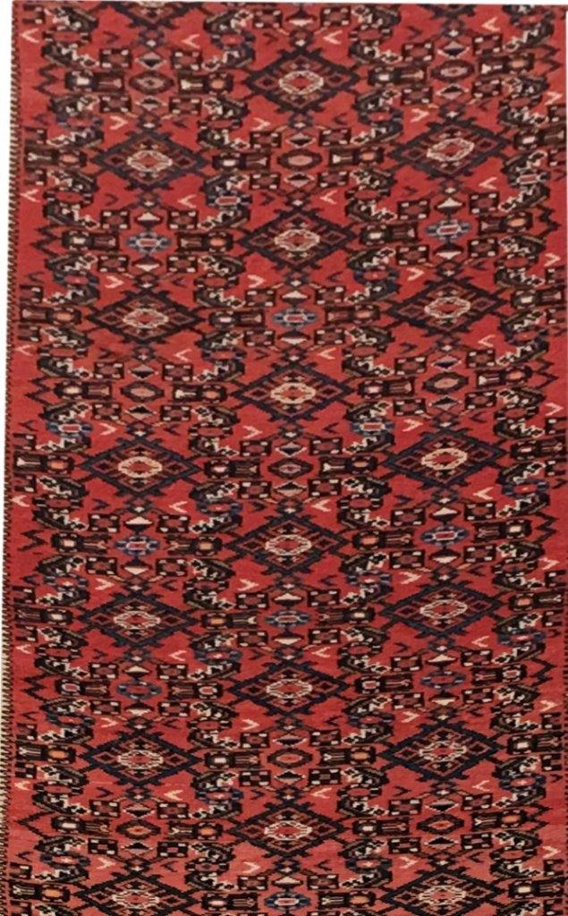 3x17 Authentic Hand-knotted Persian Hamadan Rug - Iran - bestrugplace