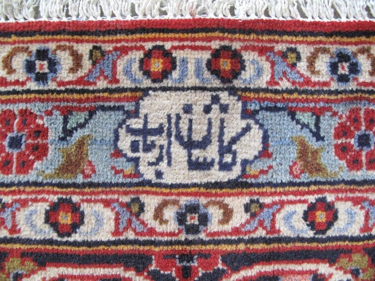 10x16 Authentic Hand-knotted Persian Signed Kashan Rug - Iran - bestrugplace