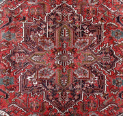 8x12 Authentic Hand Knotted Persian Heriz Rug - Iran - bestrugplace