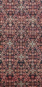 4x12 Authentic Hand-knotted Persian Hamadan Rug - Iran - bestrugplace