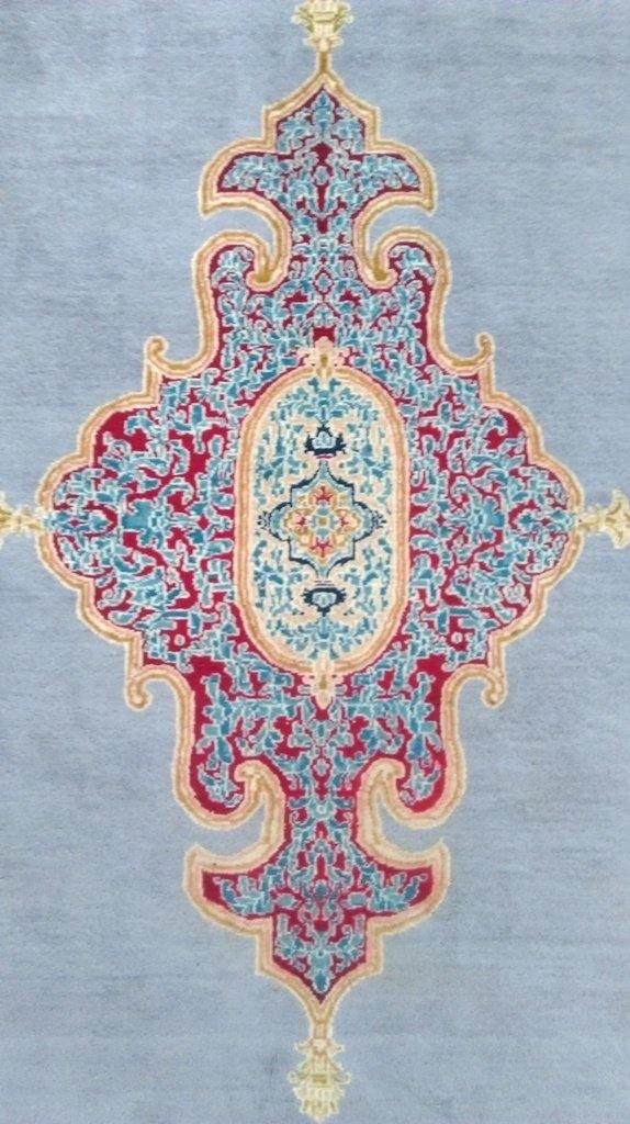 8x12 Authentic Hand Knotted Persian Kerman Rug - Iran - bestrugplace