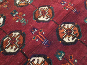 Luxurious 4x9 Authentic Handmade Bokhara Tribal Persian Runner - Iran - bestrugplace