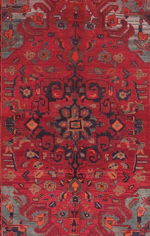 Luxurious 5x7 Authentic Hand-knotted Persian Hamadan Rug - Iran - bestrugplace