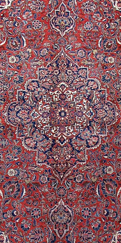 9x13 Authentic Hand Knotted Persian Heriz Rug - Iran - bestrugplace