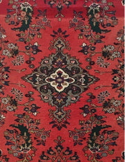 4x14 Authentic Hand-knotted Persian Hamadan Rug - Iran - bestrugplace