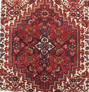 4' x 6' Red Persian Zanjan Rug