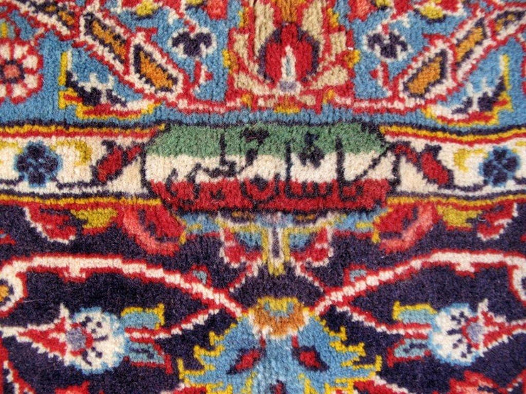 10x14 Authentic Hand-knotted Persian Signed Kashan Rug - Iran - bestrugplace