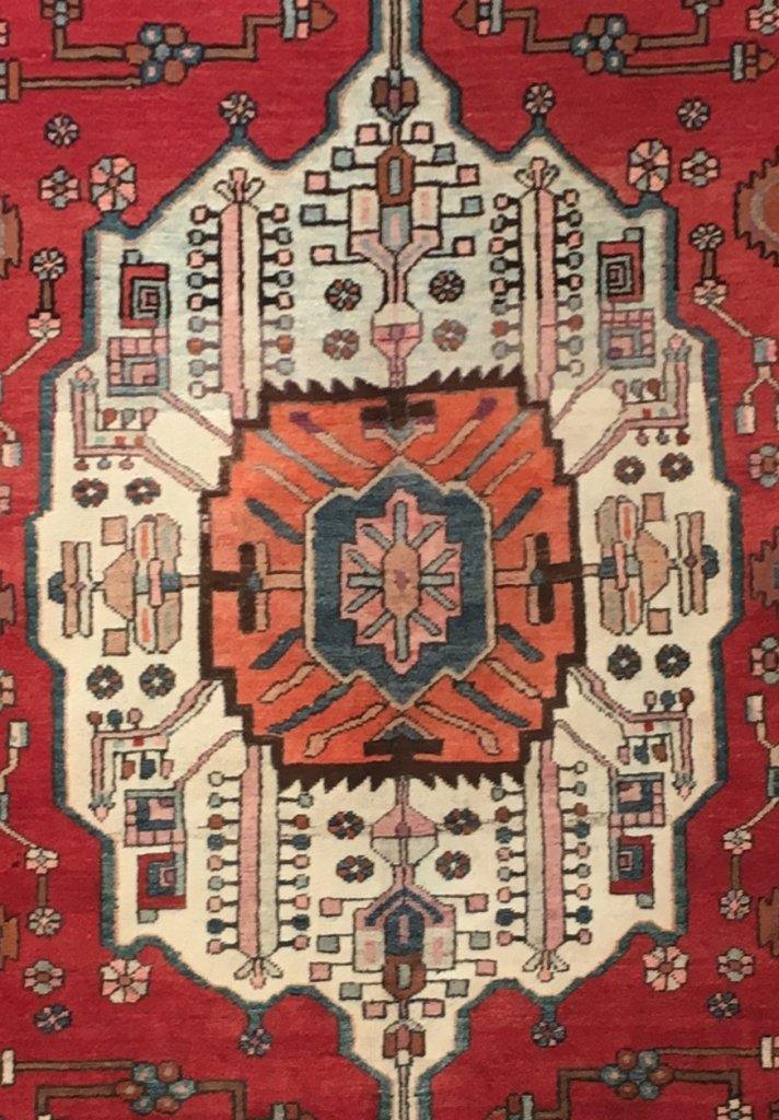 6x11 Authentic Hand-knotted Persian Hamadan Rug - Iran - bestrugplace