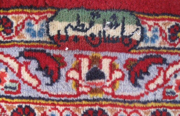 10x13 Authentic Hand-knotted Persian Signed Kashan Rug - Iran - bestrugplace