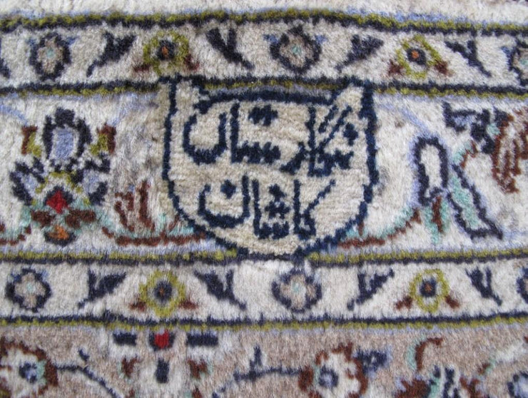 8x12 Authentic Hand-knotted Persian Signed Kashan Rug - Iran - bestrugplace