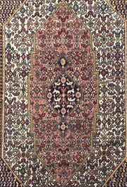 4x7 Authentic Hand-knotted Persian Hamadan Rug - Iran - bestrugplace