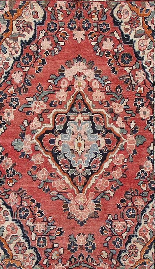 Luxurious 4x6 Authentic Hand-knotted Persian Hamadan Rug - Iran - bestrugplace